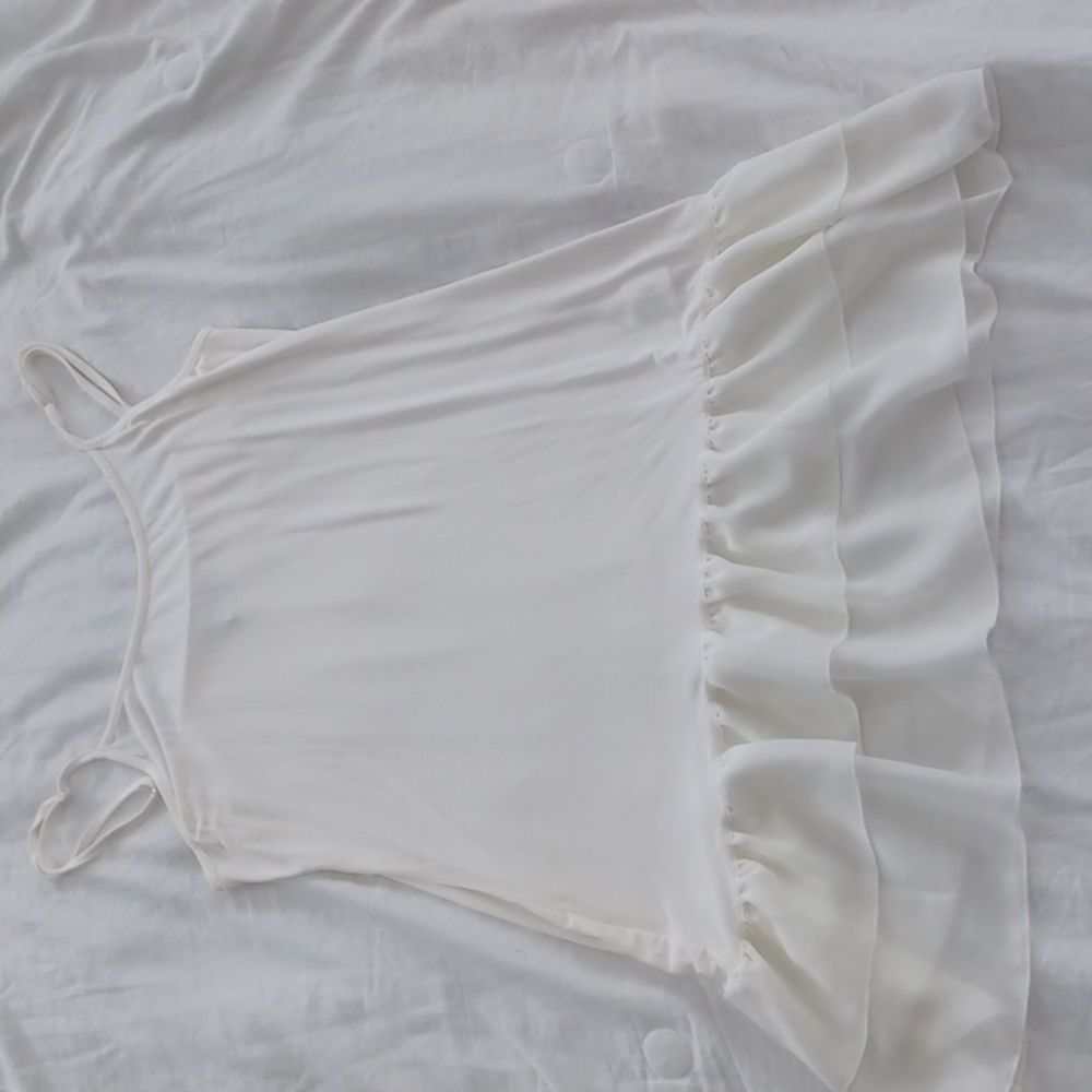 Dressy camisole with ruffles